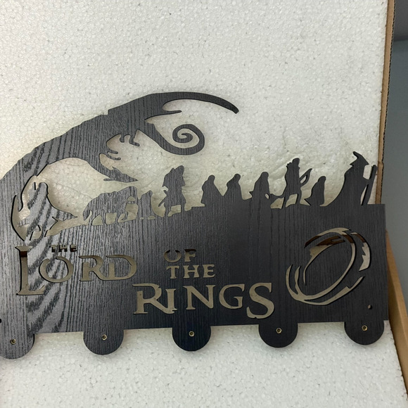 Other - The Lord Of The Rings Key Holder Hanger Wall Decor Movie Art 11.5" x 7.5"